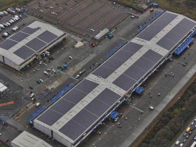 The largest solar panel in Europe